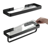 Aluminium Glass Shelf 55cm